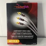 Rocketfish 4' Foot Component Video Cable Multi Color Rf-g1207 New In Box. Fixed Price $9.99.