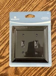 Franklin Brass 64217 Architectural Double Toggle Switch Wall Plate /. Fixed Price $10.00.