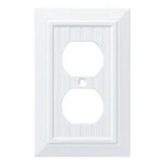 Franklin Brass W35266-pw Pure White Classic Beadboard Single Duplex Cover Plate. Fixed Price $9.65.