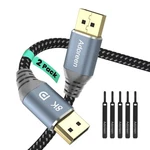 Vesa Certified 8k Displayport 1.4 Cable 3 Feet/2 Pack,adoreen Dp 3ft-2pk. Fixed Price $20.41.
