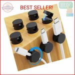 Agptek 8 Pack Magnetic Cable Clips, Upgraded 360 Rotatable Cord Holder Clips Fo. Fixed Price $13.28.