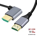 Cy Cable Hdmi 2.1 Ultra Thin Hdtv 8k 4k Hyper Super 0.5m Right Angled. Fixed Price $17.50.
