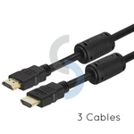 3x 1.5 Ft 1.5feet High Speed 3d Male Hdmi Cable For Hdtv Xbox 360 Ps3 Ps4 Us. Fixed Price $13.49.