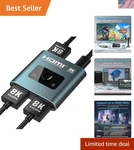 Performance 4k/8k Hdmi Switch: Lossless Audio & Easy Control Options. Fixed Price $42.29.