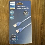 Philips Elite Cat6 Streaming Internet Cable 14ft Ethernet Blue Audio Video New. Fixed Price $5.99.