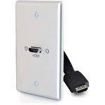 C2g 1-gang Hdmi Pass Through Wall Plate - Brushed Aluminum. Fixed Price $67.35.