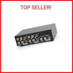 Panlong 4-way Av Switch Rca Switcher 4 In 1 Out Composite Video L/r Stereo Audio. Fixed Price $23.80.