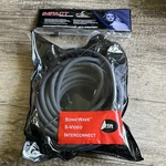 Impact Acoustics Sonicwave 25ft S-video Interconnect #29742 Gold Plated Connect. Fixed Price $10.00.