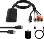 Dingsun Hdmi To S-video Converter Rca Adapter Support 720p/1080p For Pc. Fixed Price $30.68.