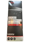New Rocketfish 4-port 4k Hdmi Switch With Usb-c Black Rf-g1480 Free Shipping. Fixed Price $55.00.