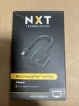 Nxt Technologies Nx29744 0.5' Mini Displayport/vga Audio/video Adapter Black. Fixed Price $8.00.
