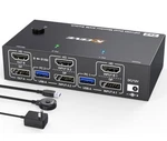Compare $128 - 4k 144hz Kvm Switch 2 Monitors Computers 8k 60hz, Mleeda Hdmi. Fixed Price $78.99.