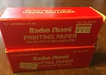 Vintage Radio Shack Ec-3009 Calculator Printing Paper 1 1/2"x56' Nib 2pack!. Fixed Price $9.99.