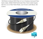 Yutianhome 100 Meter Om3 Outdoor Armored Fiber Optic Cable Uniboot Connectors. Fixed Price $109.99.