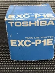 Toshiba Exc-p1e Video Line Adapter Rca Female To 28-pin 1:1 Black Nib. Fixed Price $125.00.