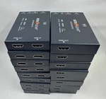 Bzbgear Bg-exh-50c Hdmi Extender Lot 9 Tx Rx Sets + 18 Cables 1ft. Fixed Price $890.00.