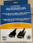 Ultra Dvi-d Video Cable 24-pin Dual-link - 15' M-f Extension. Fixed Price $9.98.