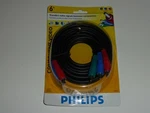Philips Component Video Cable 6 Foot 3 Vid Red Blue Green. Fixed Price $9.99.