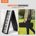 88 Key Folding Keyboard Piano, Bluetooth & Midi, Black. Fixed Price $133.20.