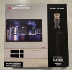 Monster 50 Ft Rg6 Quad Shield Coaxial Cable High-speed Internet Hdtv New. Fixed Price $15.00.