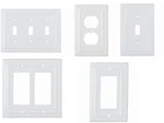 Monarch Abode Architectural Wall Plate, Classic White. Fixed Price $7.19.