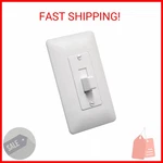 Taymac 5070w Masque 2000 Mid-size White 1-gang Decorator Toggle Switch Wall Plat. Fixed Price $7.79.