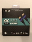 Ntw 4k Pure Ultra Hd Resolution Hdmi Cable 3d Full 3ft Cord Brand New!. Fixed Price $6.46.