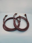 Tributaries Series 6 Star-quad Speaker Cables 6ft Pair 6sp Gold Banana Plugs Ob. Fixed Price $399.99.