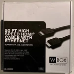 Wbox Technologies Oe-hdmi50 50' High Speed Hdmi Cable With Ethernet. Fixed Price $29.99.