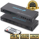 Fosmon 4x2 1.4v 4k 3d 1080p Hd Matrix Hdmi Switch Splitter Arc Spdif 3.5mm Out. Fixed Price $41.99.
