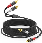 Hosongin Rca Audio Cable 25ft - Dual Shielded Noise Free Durable Braided Male To. Fixed Price $21.89.