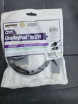 Qvs 6ft Displayport To Dvi Digital 1080p Cable Dpdvi-06 - New. Fixed Price $7.00.
