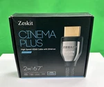 Zeskit Cinema Plus High Speed Hdmi Cable With Ethernet 2m 6.5' 4k 60hz. Fixed Price $10.99.