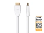 Monoprice Certified Premium High Speed Hdmi Cable 3ft White Hdr, 18gbps, 28awg. Fixed Price $8.56.