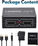 Hdmi Splitter 1 In 2 Out, To Amplifier For Full Hd 2.0 10. Fixed Price $17.99.