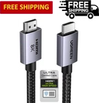 Ugreen 8k Hdmi 2.1 Cable 48gbps Certified Ultra High Speed Cord Aluminum. Fixed Price $21.61.