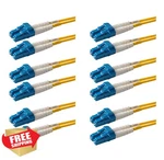 Speedyfibertx Lc To Fiber Patch Cable, 6pk 1ft Singlemode Duplex Ofnr. Fixed Price $74.99.