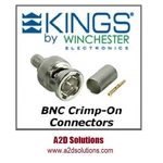 Bag-50 Kings 2065-11-9 Bnc Connector For Belden 1855a And 1865a. Fixed Price $167.00.
