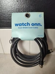 Watch Onn Dual-shield Coax Cable - 6' Avac06100008400. Fixed Price $10.00.