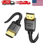 Ariskeen 8k Hdmi Cable 40ft, 48gbps High Speed 2.1 Cable, 60hz, 4k 120hz. Fixed Price $65.98.