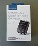 Insignia Optical/coax Digital-to-analog Converter / New In Open Box. Fixed Price $19.99.