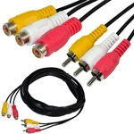 Magicw 5ft 3 Rca Male To Female Audio Video Extension Cable 3rca F. Fixed Price $11.99.