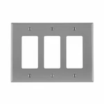 Leviton Pj263-gy Midway Size Wallplate Gfci Decora Gray 3-gang. Fixed Price $31.35.