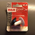 2 Pack Rca Vh144r Coaxial Feed-thru Wall Bushings. Fixed Price $8.50.