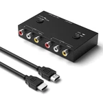 Ruipuo 2 Port Av To Hdmi Converter Dual Rcato Adapter Composite. Fixed Price $45.36.