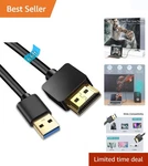 Usb To Hdmi Adapter Cable For Mac Os Windows 10/8/7/vista/xp, 3.0 Hdmi.... Fixed Price $13.99.