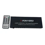 Dponybro Hdr Hdmi 4x1 And Audio Extractor 4k 60hz Uhd, Arc, Auto Switch Read. Fixed Price $29.99.