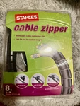 Staples Cable Sleeving Kit 8 Ft Black Plastic Reusable Adjustable 633146 Compute. Fixed Price $13.99.