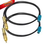 Tuolnk Fakra Z Male To Rca Pigtail Cable Rg174 Extension 3.3ft, Black. Fixed Price $15.32.