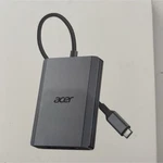Acer Usb-c To Dual Hdmi Adapter 4k 60hz Gray 1:2 W/ Usb-a Female Odk540. Fixed Price $23.99.